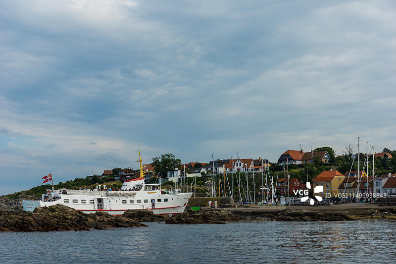 博恩霍尔姆岛：瑞典以东波罗的海上的丹麦小岛图片素材
