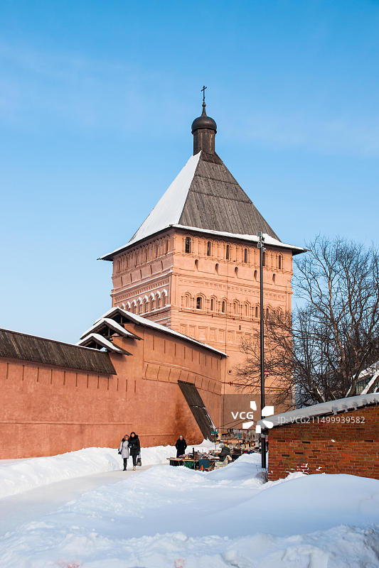 苏兹达尔的救世主叶夫米夫修道院图片素材