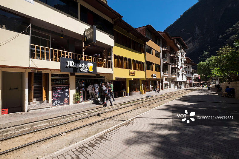 秘鲁热水镇图片素材