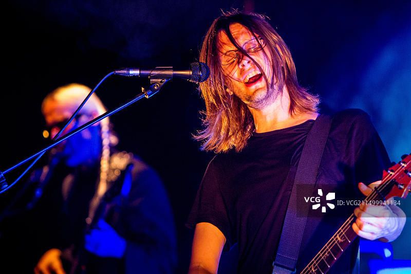 2012年5月10日，意大利米兰，英国音乐家史蒂文·威尔逊在演出图片素材