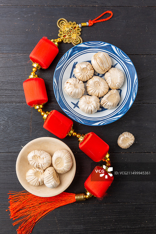 传统名点春节祭灶糖糖瓜图片素材