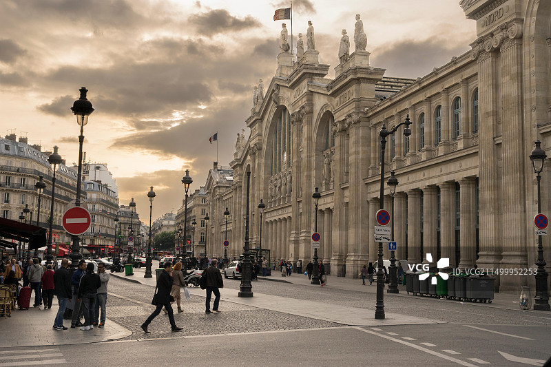 法国巴黎北站图片素材