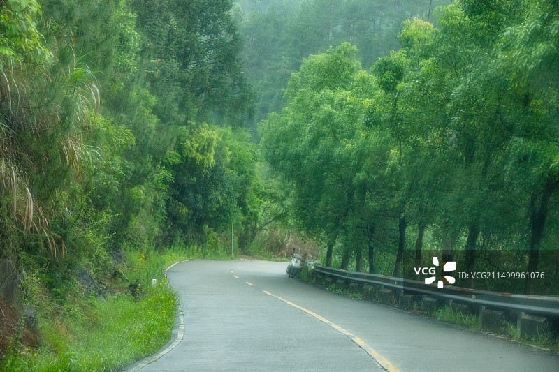 福建武夷山区825/826县道沿途风光图片素材