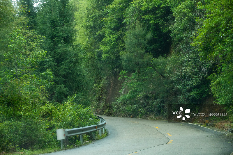 福建武夷山区825/826县道沿途风光图片素材