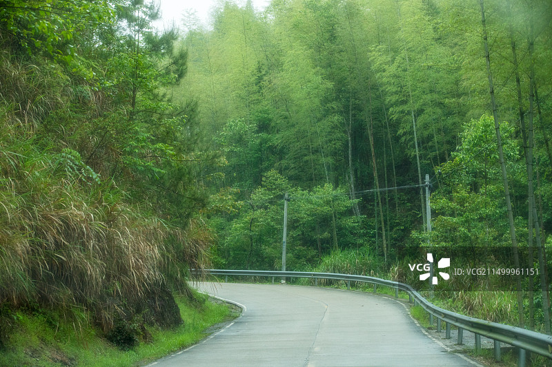 福建武夷山区825/826县道沿途风光图片素材
