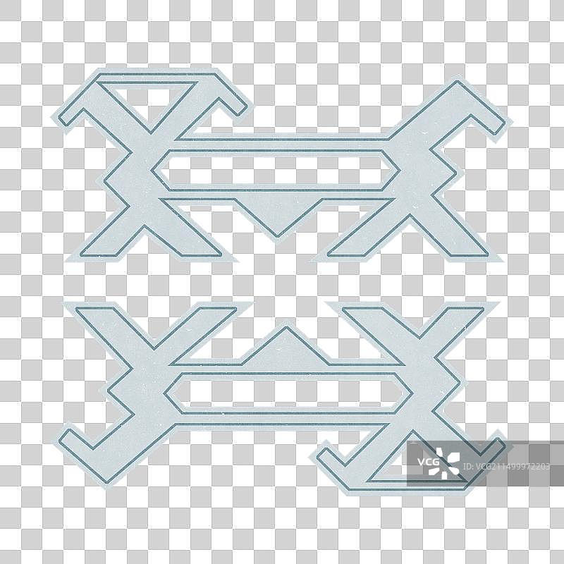 土家族图腾白虎图腾图片素材