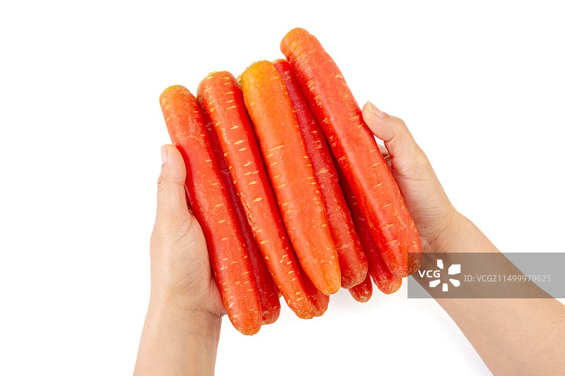 甘肃透心红胡萝卜图片素材