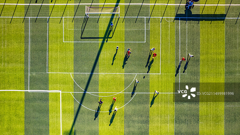 江北新区研创园足球场图片素材