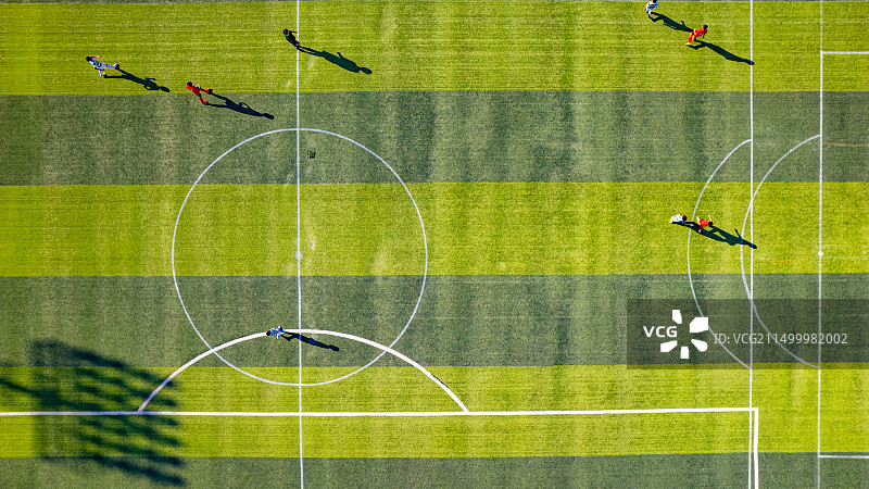 江北新区研创园足球场图片素材