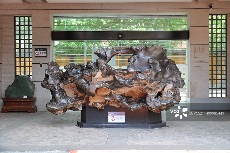 武汉中华奇石馆建筑外部馆内布局图片素材