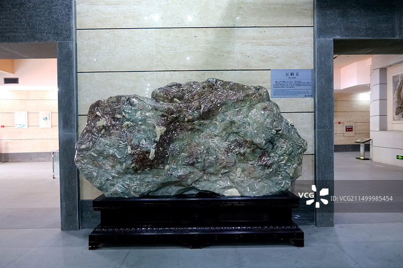 武汉中华奇石馆建筑外部馆内布局图片素材