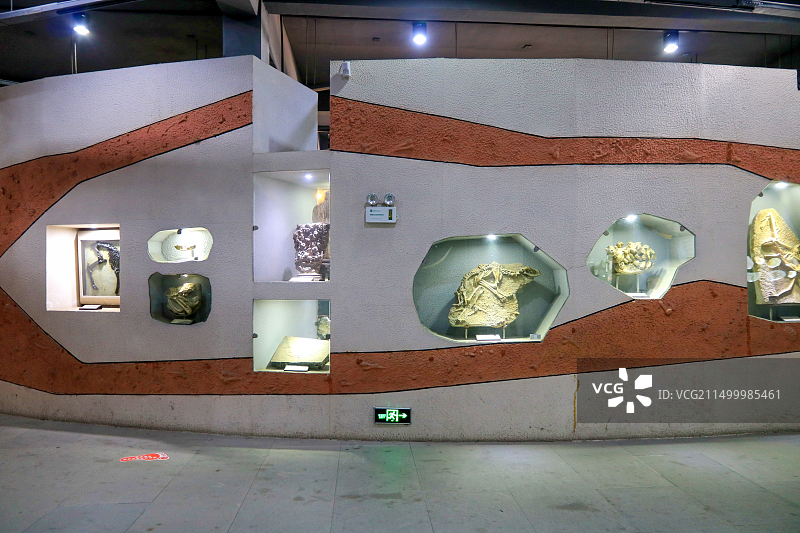 武汉中华奇石馆建筑外部馆内布局图片素材