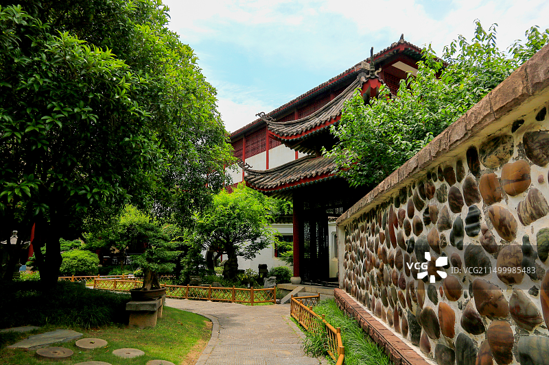 武汉中华奇石馆建筑外部馆内布局图片素材