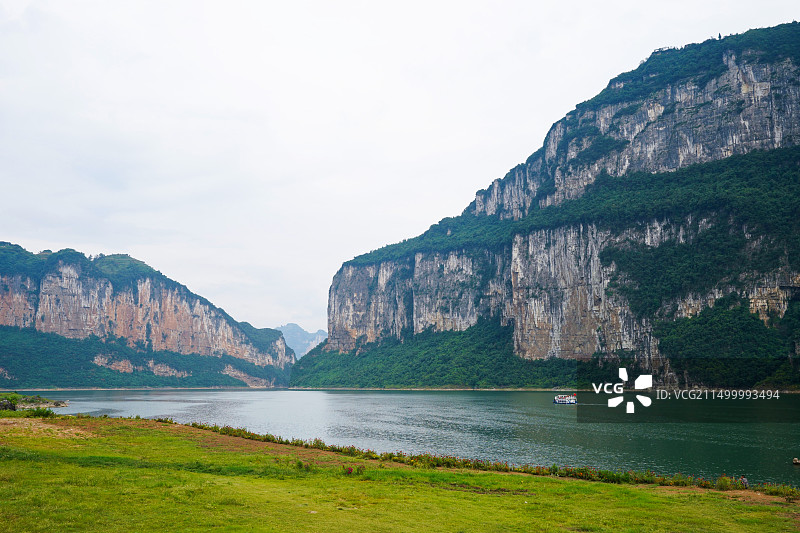 贵州黔西乌江源百里画廊化屋风景区图片素材