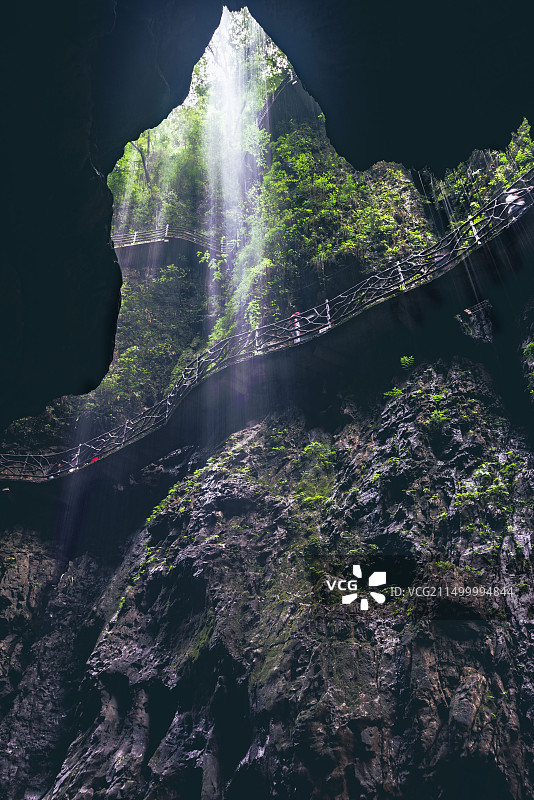 深谷瀑布-大峡谷图片素材