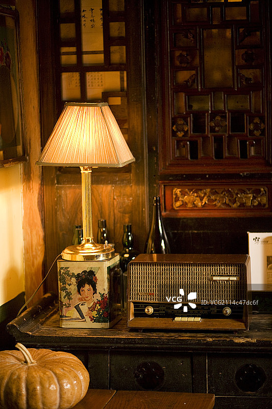 复古的咖啡馆室内图片素材