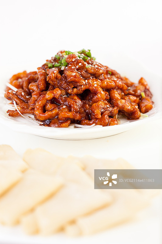 京酱肉丝图片素材