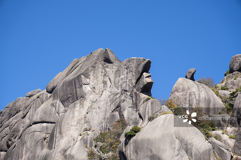 黄山鳌鱼峰图片素材