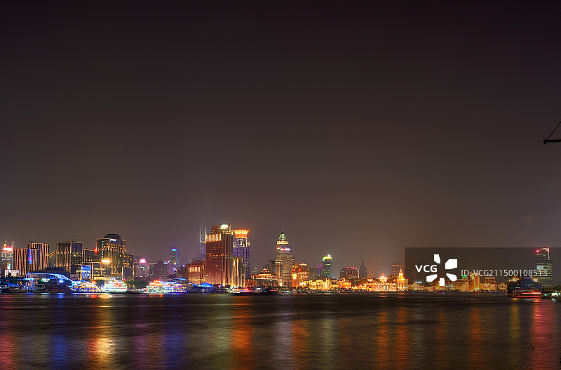 上海外滩夜景图片素材