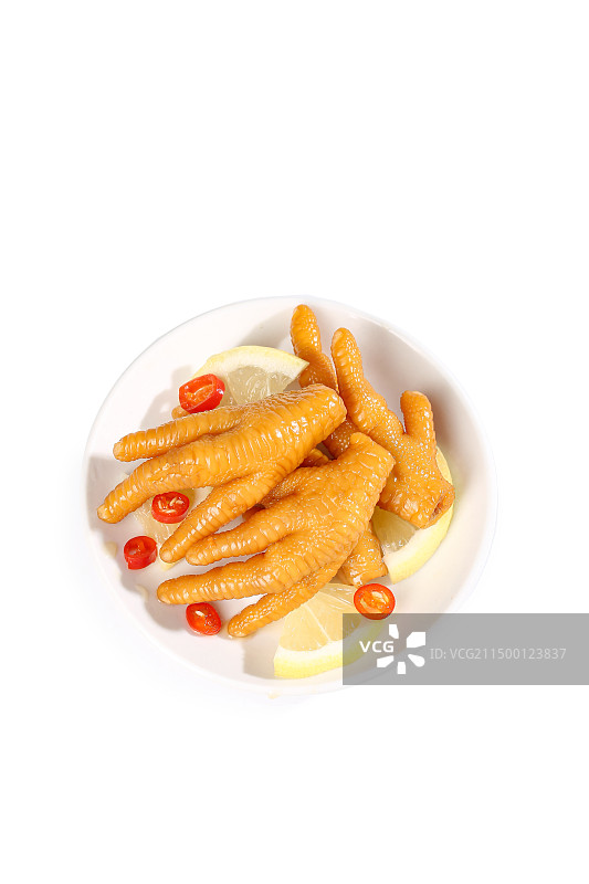 柠檬鸡爪 鸡爪图片素材