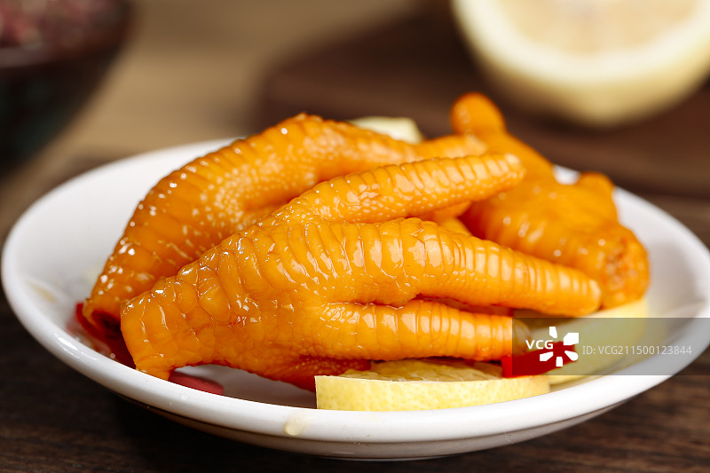 柠檬鸡爪 鸡爪图片素材