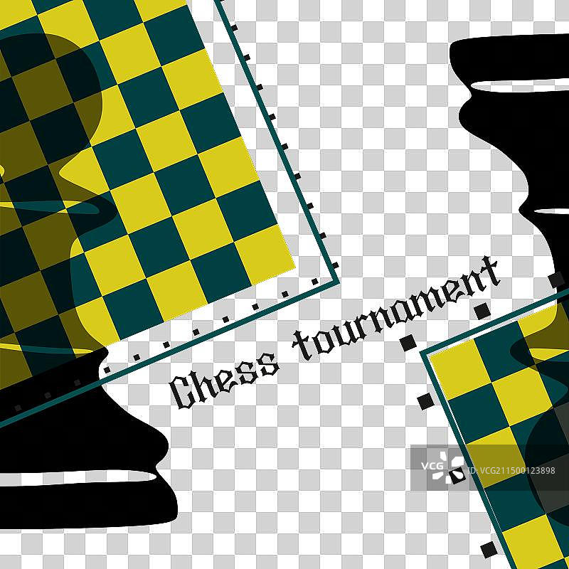 国际象棋比赛宣传单设计图片素材