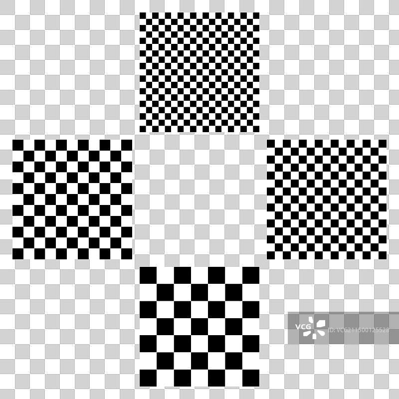 黑白瓷砖时尚格子图案图片素材