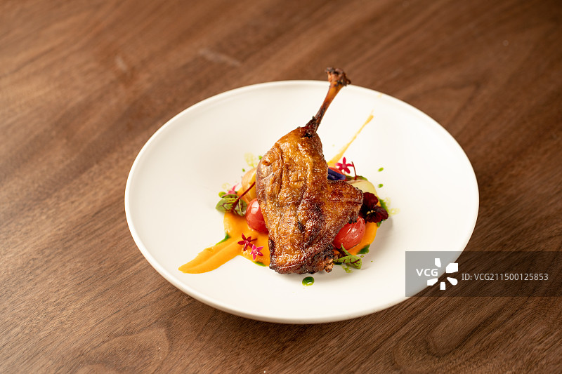 一只鸭腿图片素材