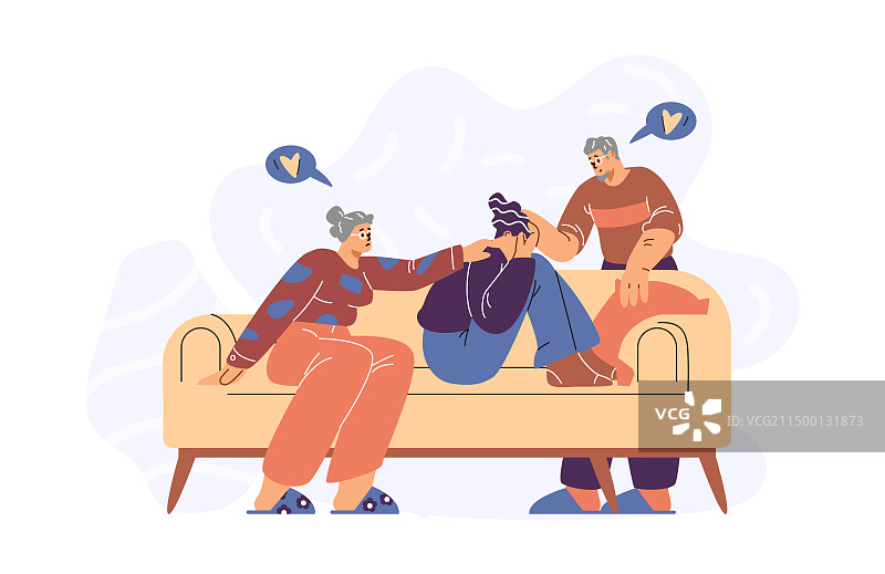 富有同情心的一刻图片素材