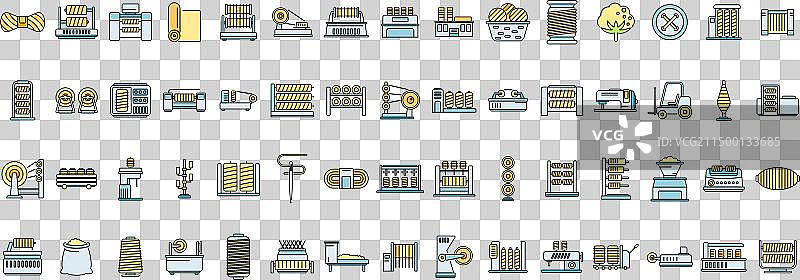彩色线生产图标图片素材