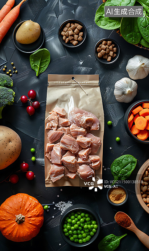 【AI数字艺术】3d绿色健康饮食海报图片素材