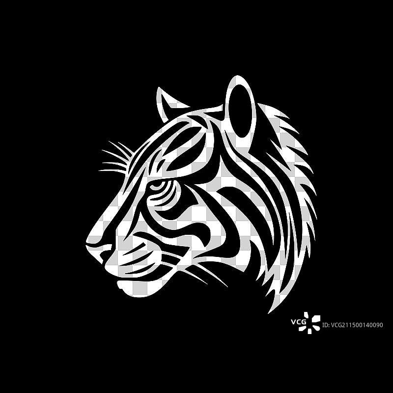 黑白ocelot图片素材