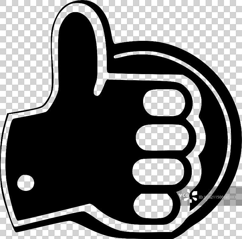 高品质点赞标志 - T恤理想选择图片素材