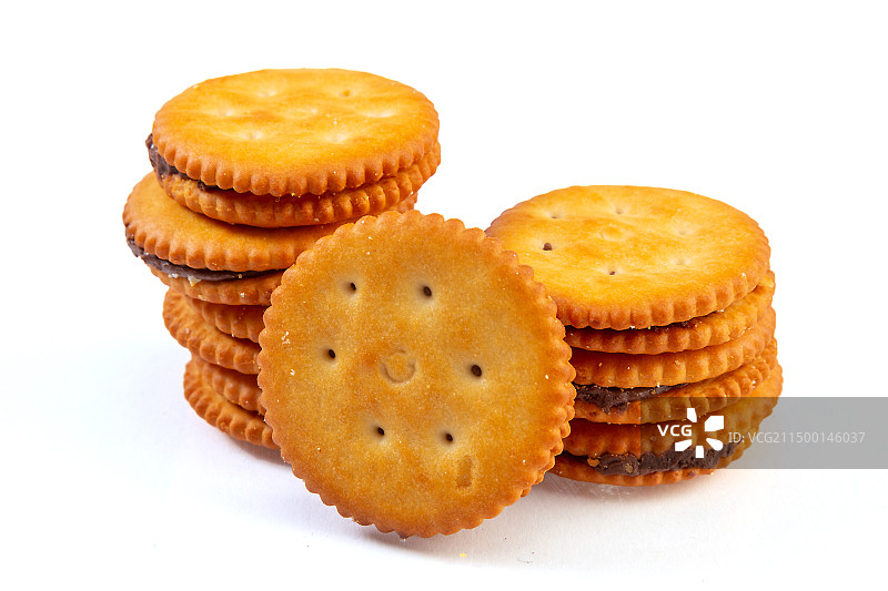 巧克力夹心饼干图片素材