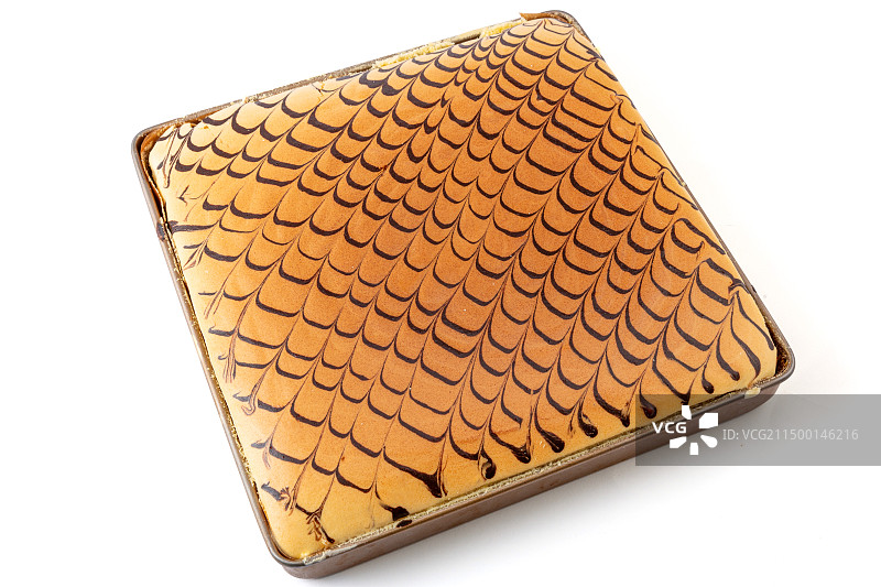 水浴拉花古早蛋糕图片素材