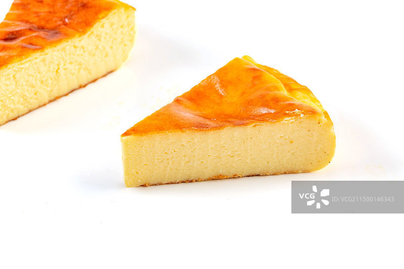 巴斯克芝士蛋糕图片素材