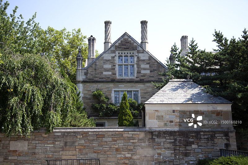 美国纽黑文耶鲁大学老校区图片素材