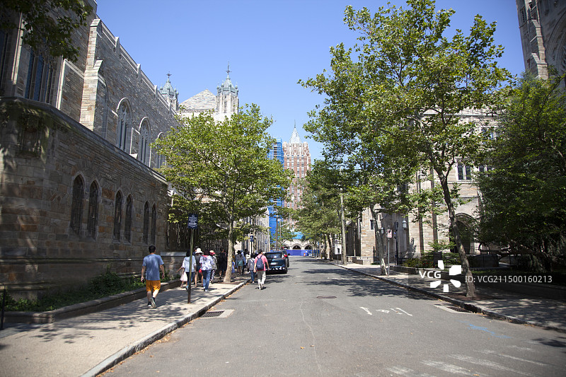 美国纽黑文耶鲁大学老校区图片素材