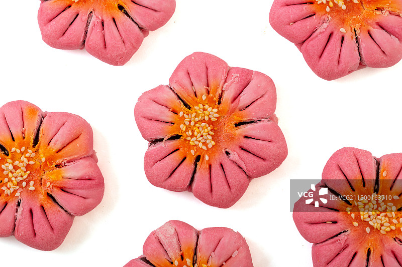 桃花酥中式糕点图片素材