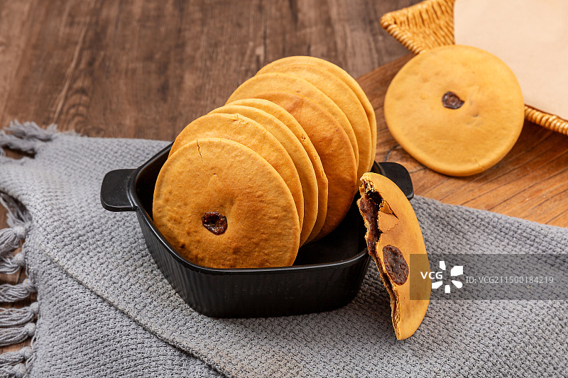 广东老字号 红糖肚脐饼图片素材