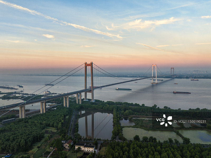 泰州长江大桥图片素材