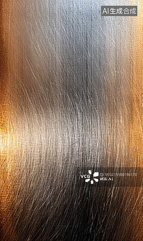 【AI数字艺术】金属板拉丝纹理图片素材