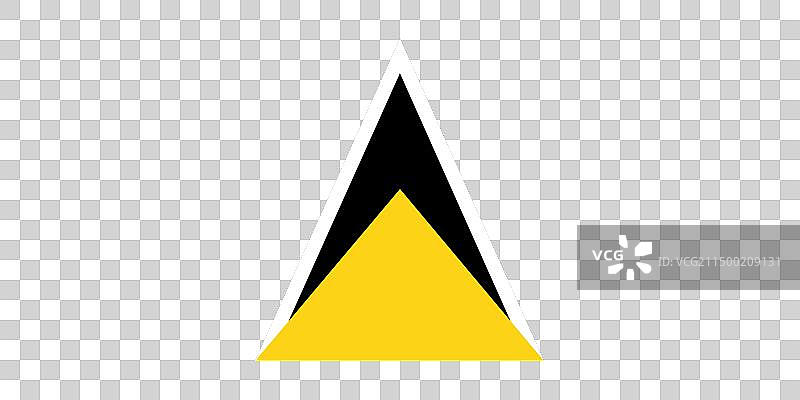 圣卢西亚国旗图片素材