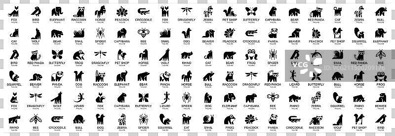 动物标志合集图片素材