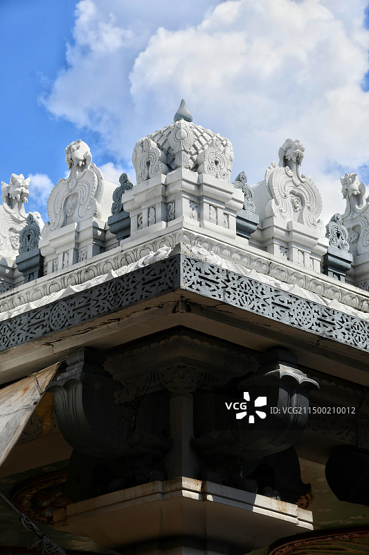 新加坡斯里尼瓦沙柏鲁马庙 Sri Srinivasa Perumal Temple图片素材