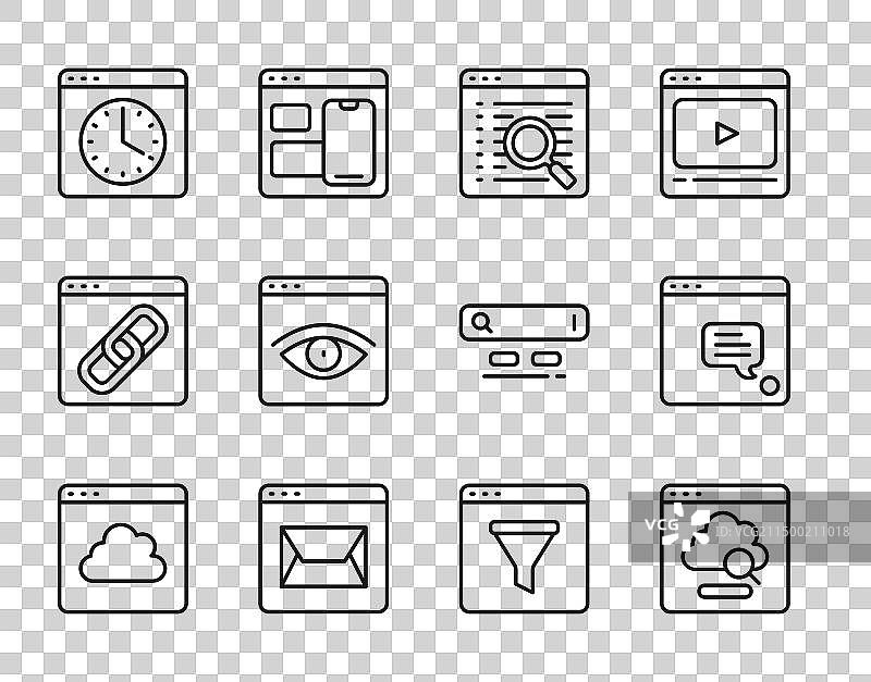 线性云技术数据传输搜索图片素材