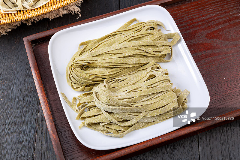 菠菜面手擀面食材图片素材