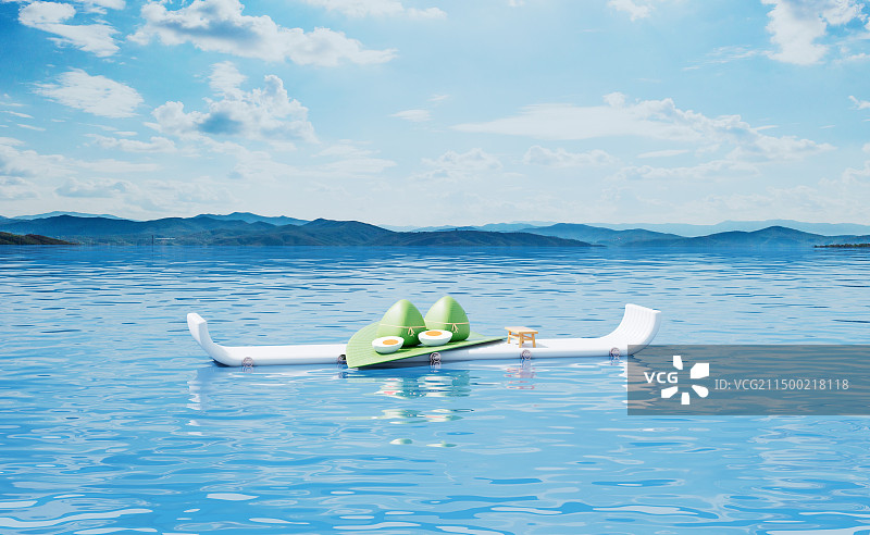 中国文化端午节3D插画图片素材