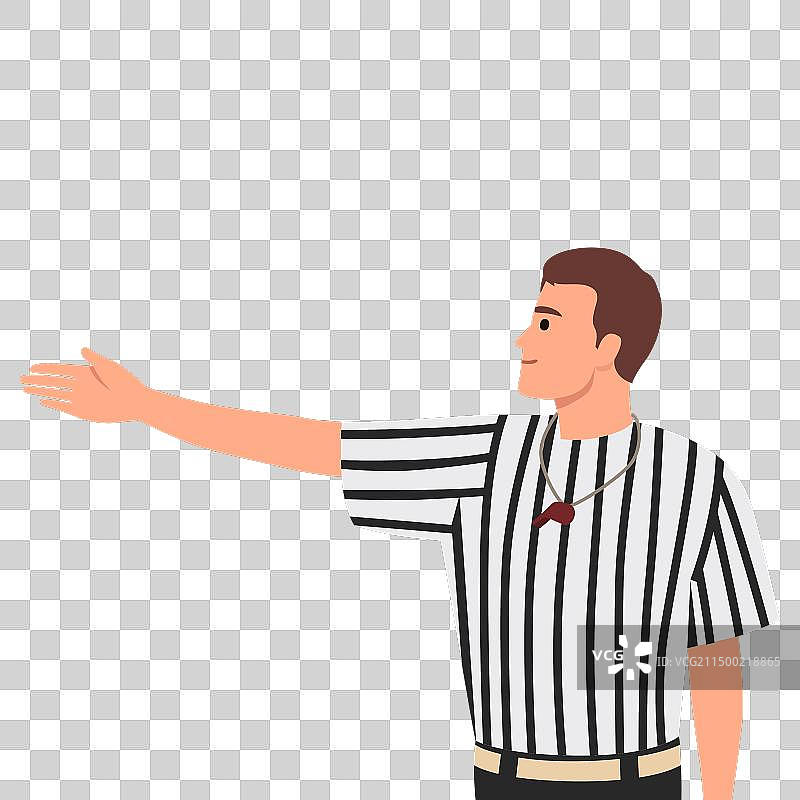 裁判吹口哨并判罚首攻图片素材