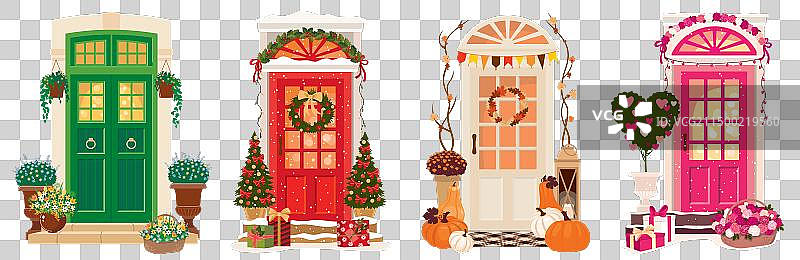 入户门合集图片素材